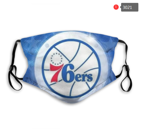 NBA Philadelphia 76ers #4 Dust mask with filter->nba dust mask->Sports Accessory